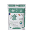 SOMMERFEST Puslespil med 500 brikker – opbevaringsposens bagside med produktinformation