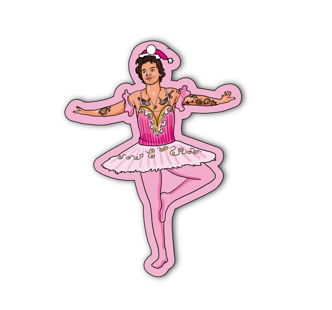 HARRY BALLERINA Juleophæng, illustreret juleophæng