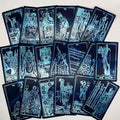 blå luksus tarotkort rider waithe