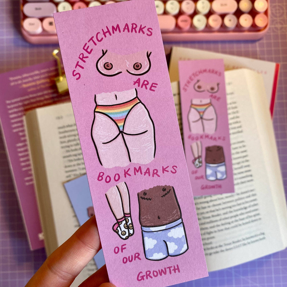 bogmærke body positivity