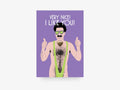 borat hjerte pin sjov