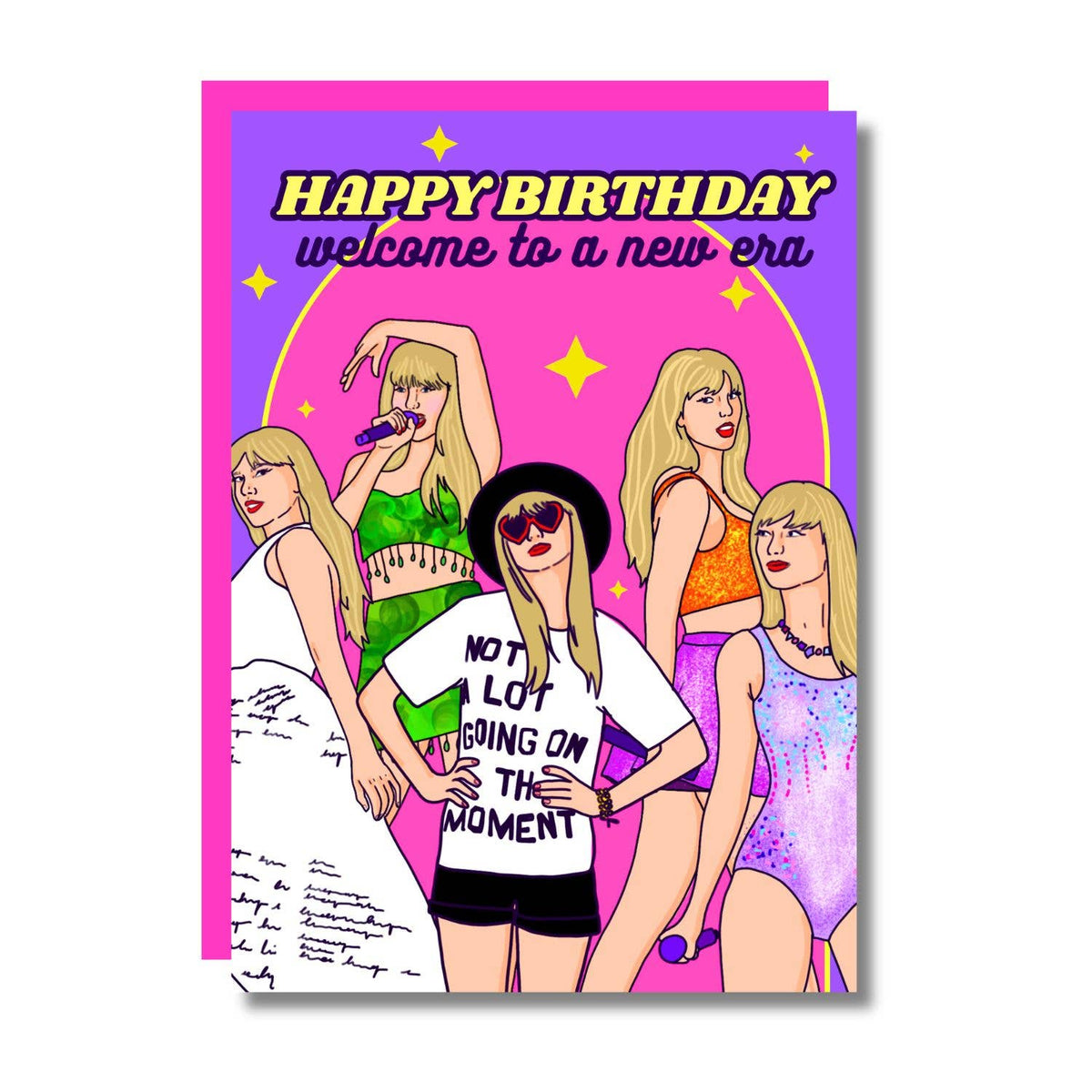 HAPPY BIRTHDAY WELCOME TO A NEW ERA Fødselsdagskort, illustreret fødselsdagskort