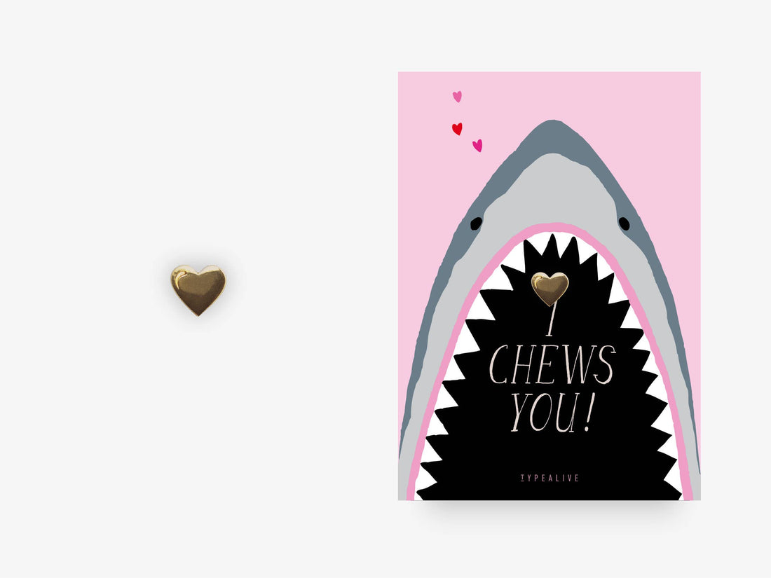 CHEWS YOU! Hjerte Pin