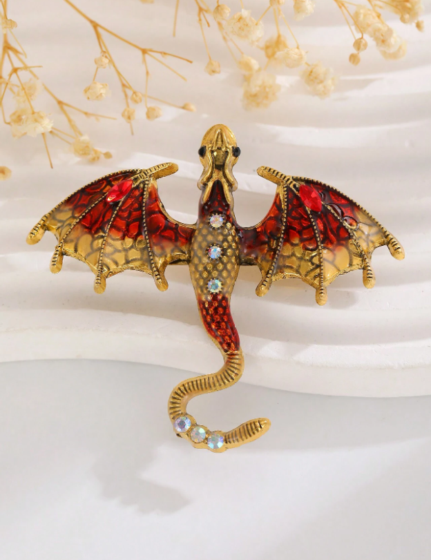 drage broche eventyr