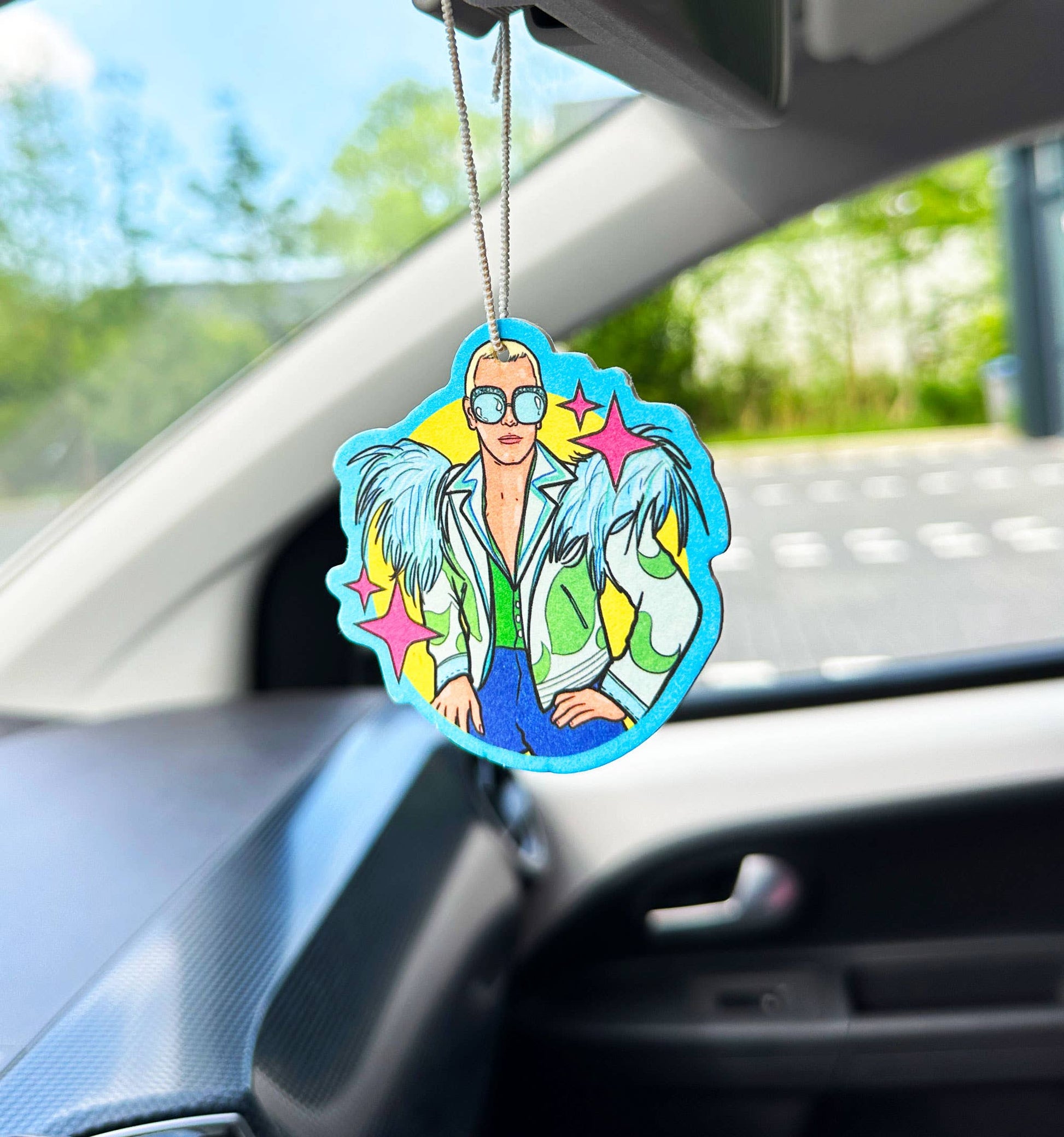 duftfrisker til bilen med elton john rocketman