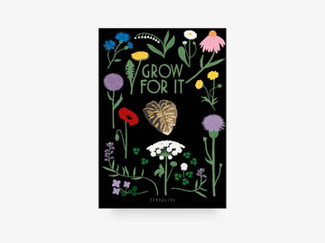 GROW FOR IT Monsterablad Pin
