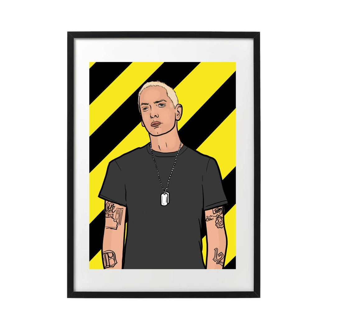 eminem pop art plakat a4