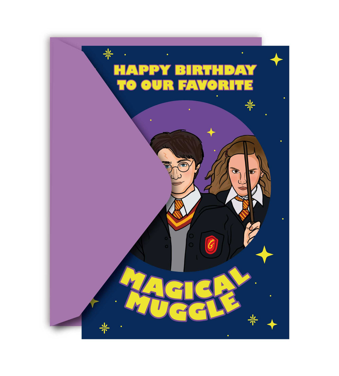 Happy Birthday Magical Muggle fødselsdagskort til Harry Potter fans