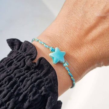 BLÅ STJERNE Charm Armbånd