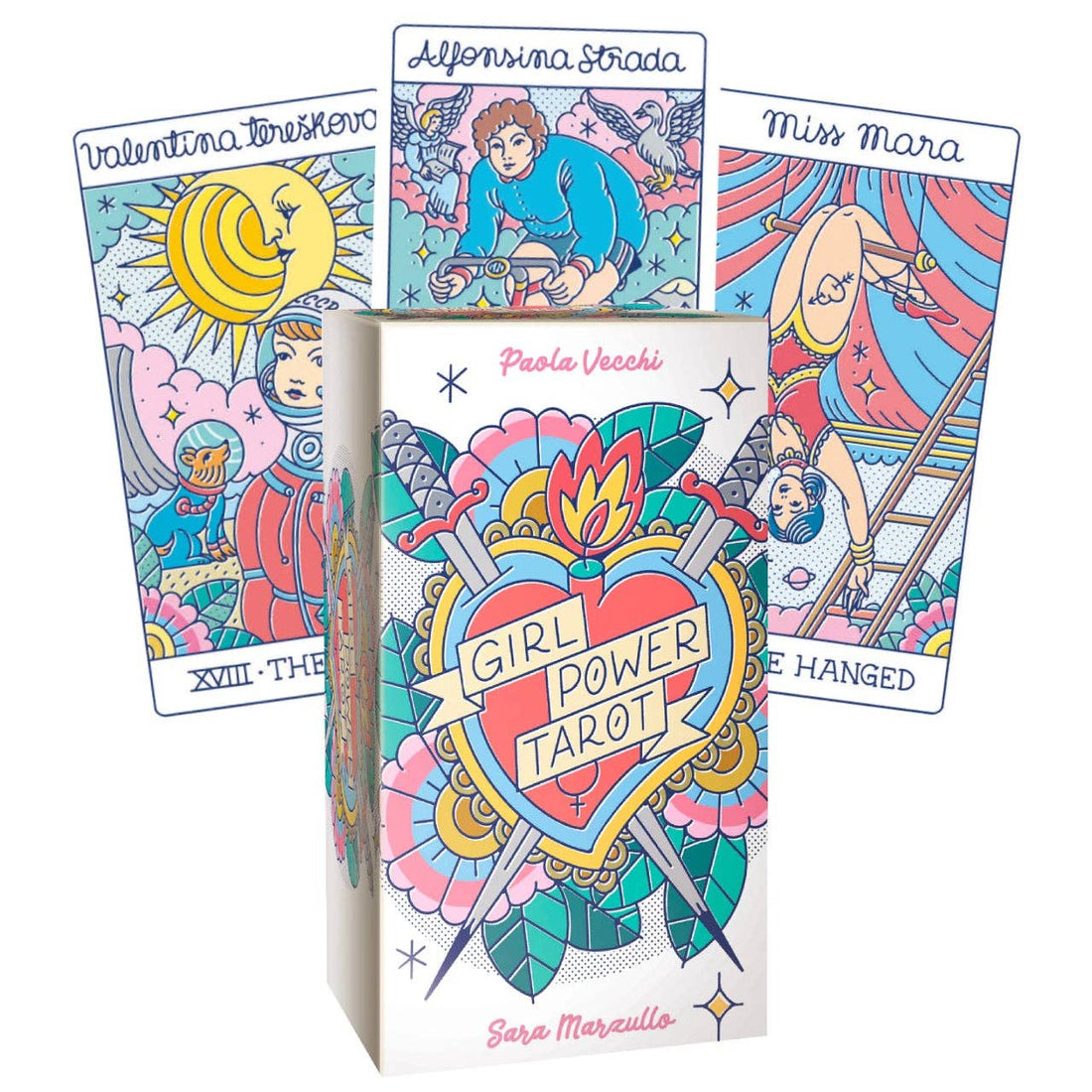 girl power feministisk tarotkort