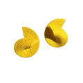 gule statement øreringe canary yellow af Cristina Lucia