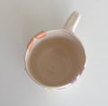 håndmalet havinspireret keramikkop til kaffe eller te