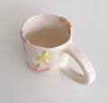 håndmalet havinspireret keramikkop til kaffe og te