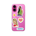 klistermærker med Taylor Swift, Rihanna, Chappell Roan, Lady Gaga, Olivia Rodrigo, Ariana Grande og Sabrina Carpenter til mobil