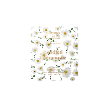 Økologisk Candied Chamomile Mørk Chokolade 49%