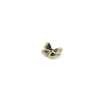 lille glitter sommerfugl broche