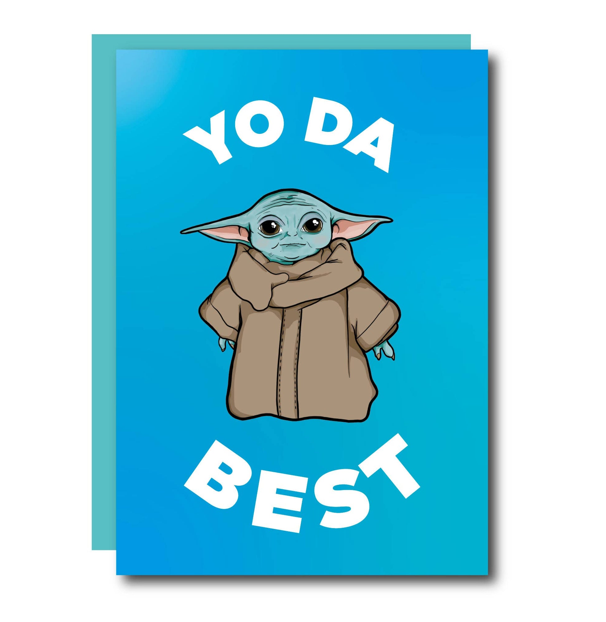 lykønskningskort yoda sjov