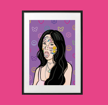 olivia rodrigo sour plakat a4