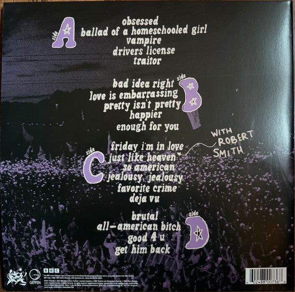 Olivia Rodrigo - Live From Glastonbury 2LP (A BBC Recording) (Limited Light Blue & Cobalt Edition) (2025)