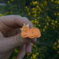 orange kat Pin til jakke