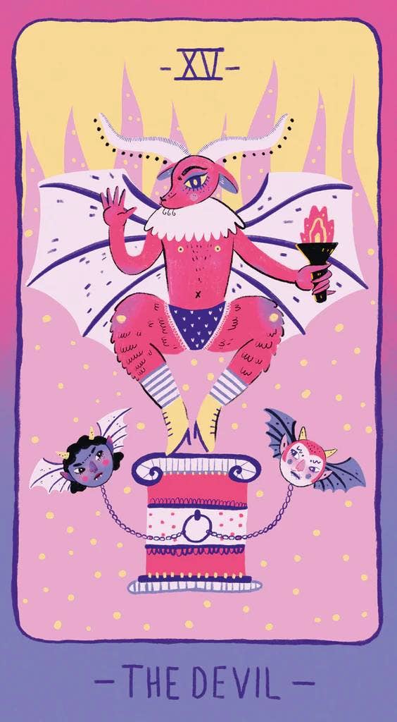 pastelfarvede tarotkort
