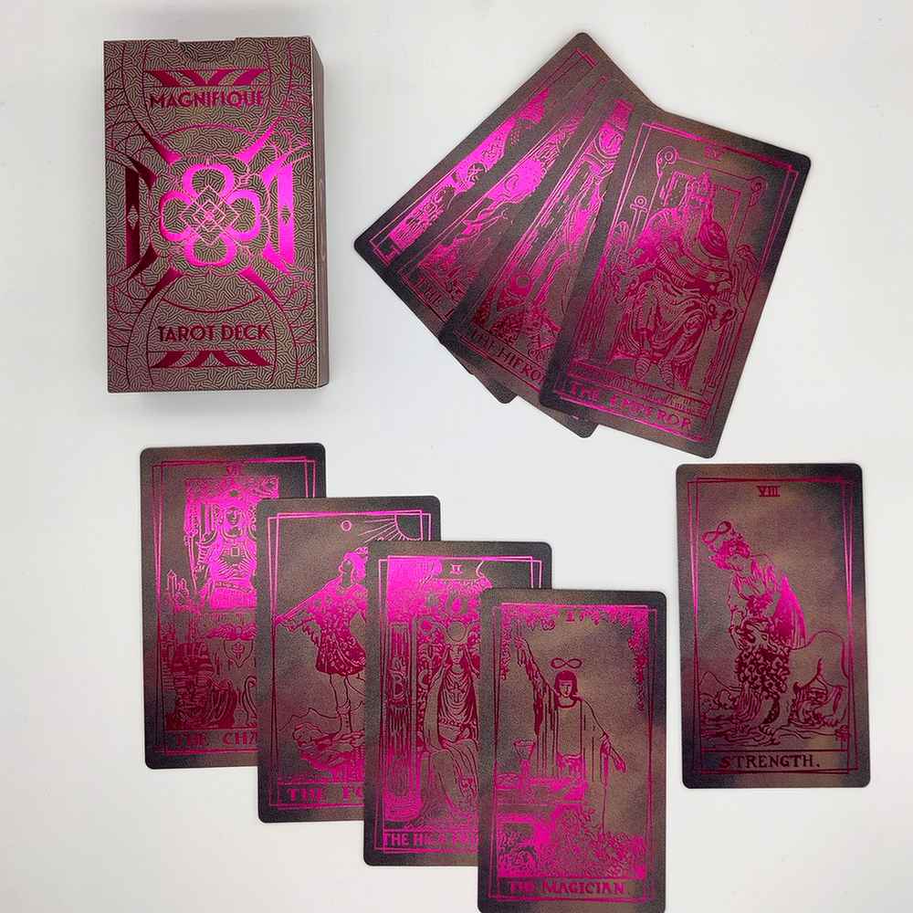 pink luksus tarotkort