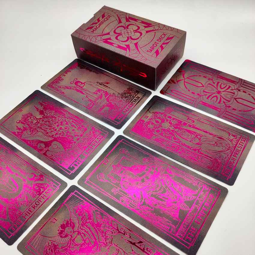pink tarotkort