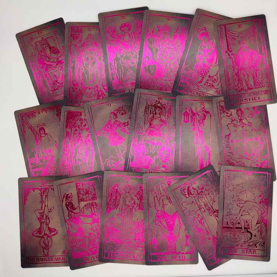 pink tarotkort Rider-Waite