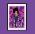 prince purple plakat a4