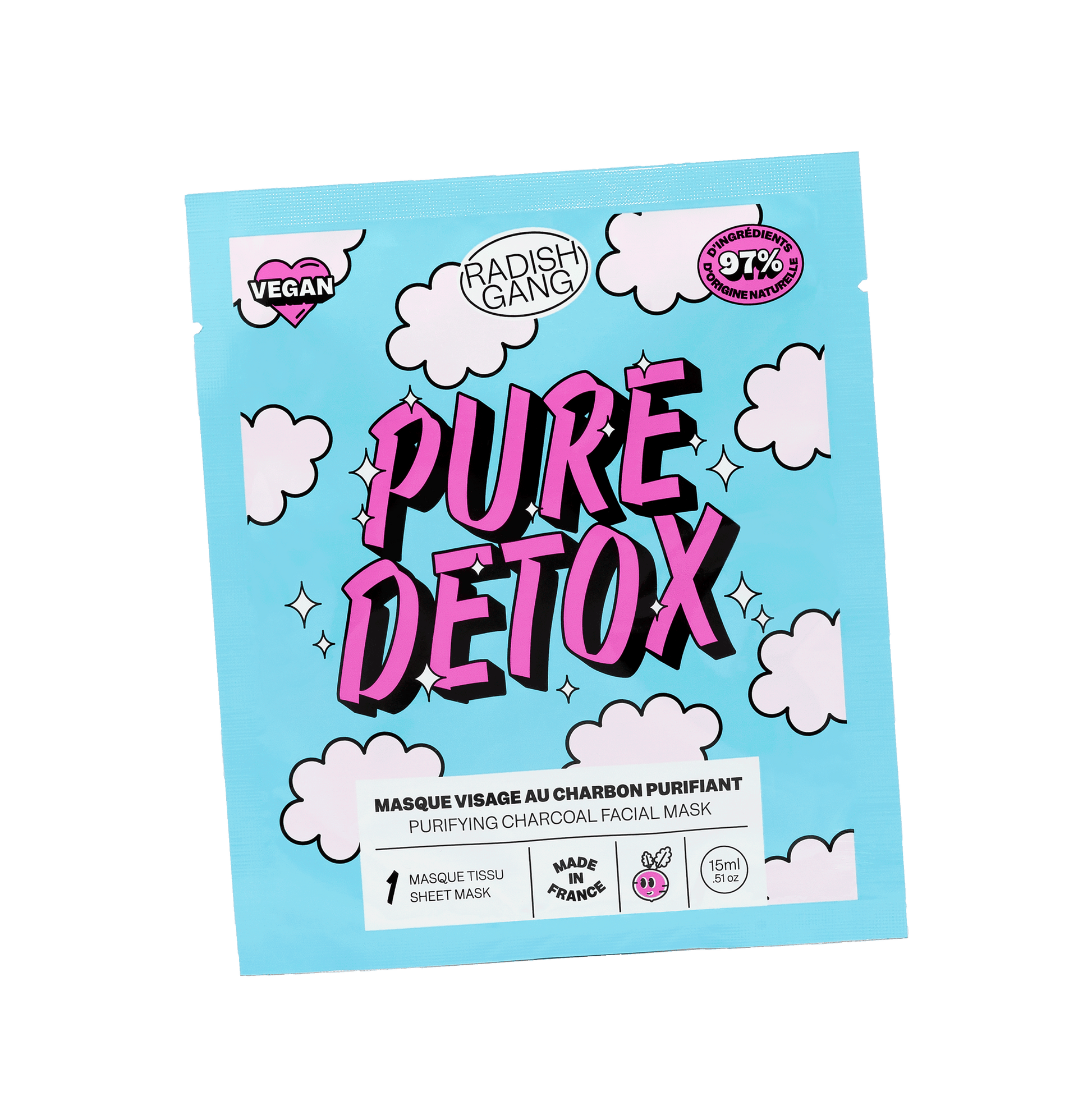 pure detox vegansk ansigtsmaske