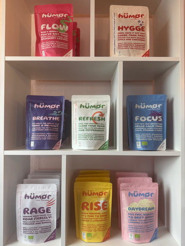 smagsprøver på hümør urtete