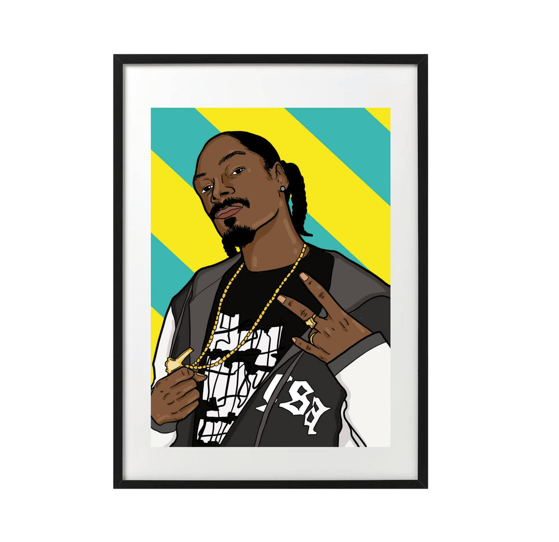 snoop dogg pop art plakat a4