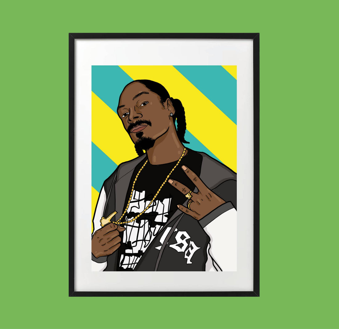 snoop dogg pop art plakat a4