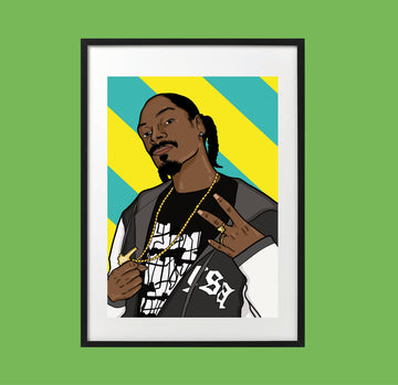 snoop dogg pop art plakat a4