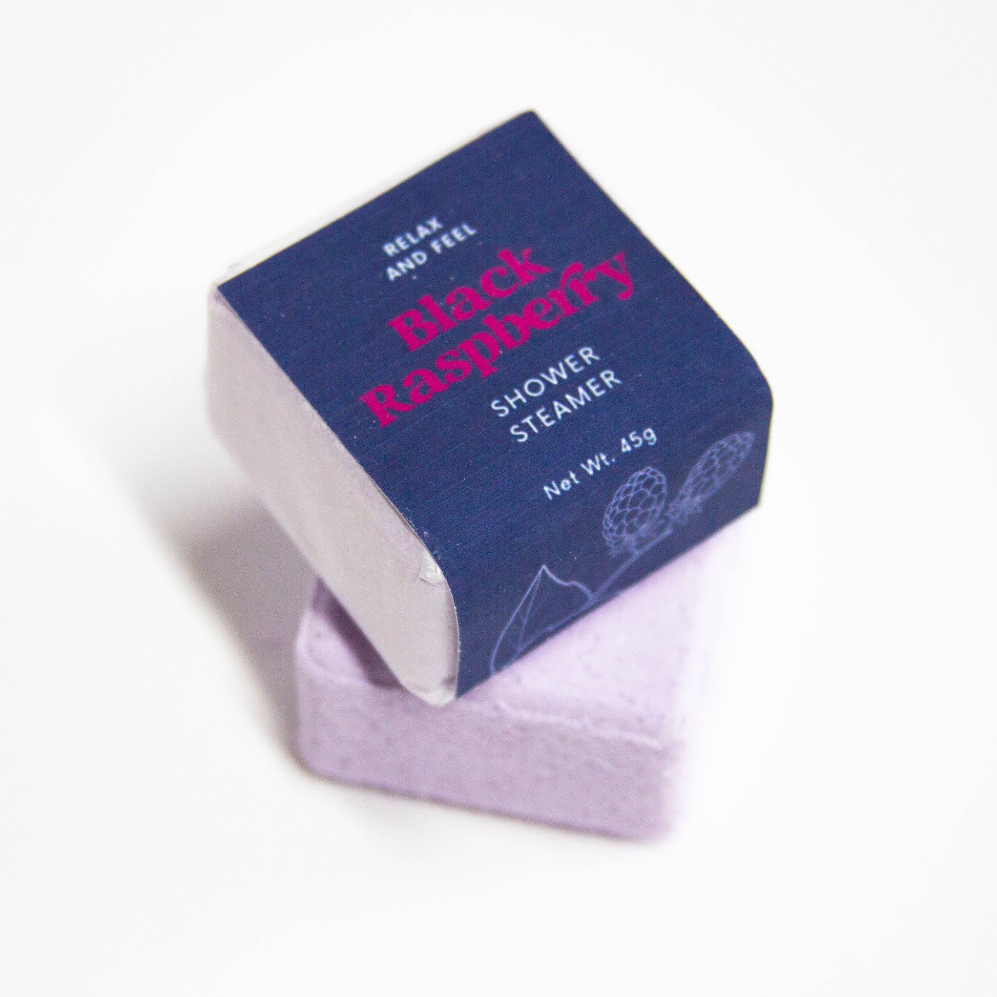 sort hindbær shower steamer
