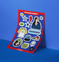 HARD AND SOFT Billie Eilish A5 Klistermærkeark, produktfoto 3