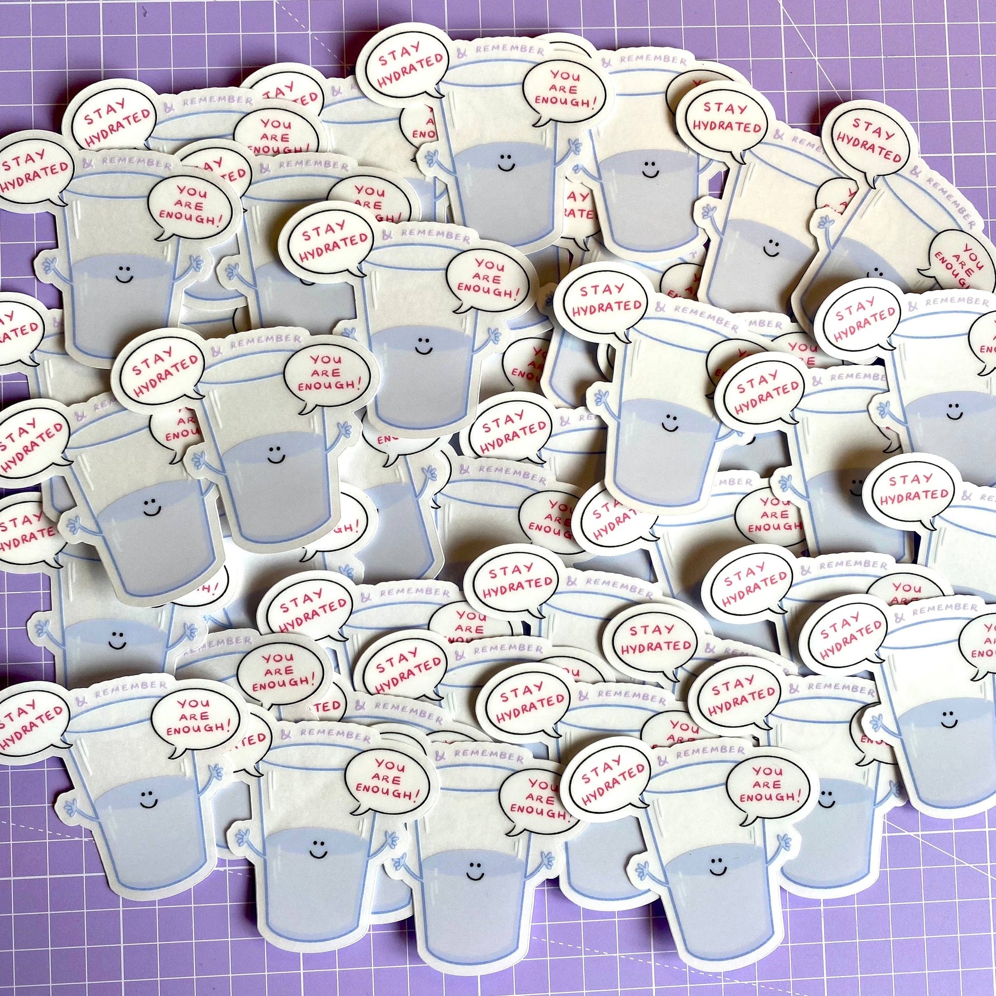 transparent vand glas sticker på flaske