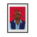 tupac poster a4 hip hop art